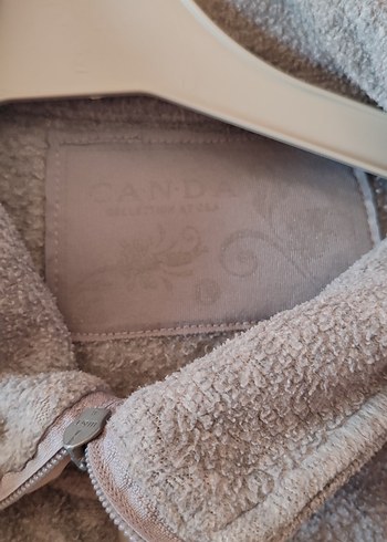 Gri Fermuarlı Kadın Polar Ceket - Görsel 4