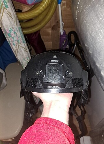 Siyah Taktik Koruyucu Kask