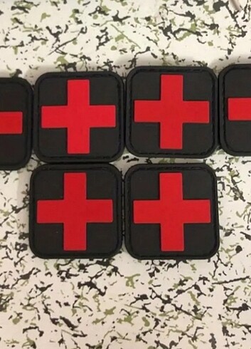 Kırmızı Artı Velcro Peç - Görsel 2