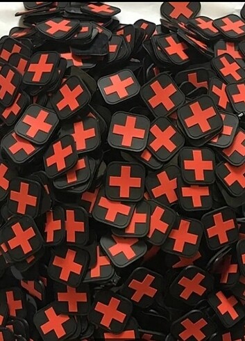 Kırmızı Artı Velcro Peç - Görsel 3