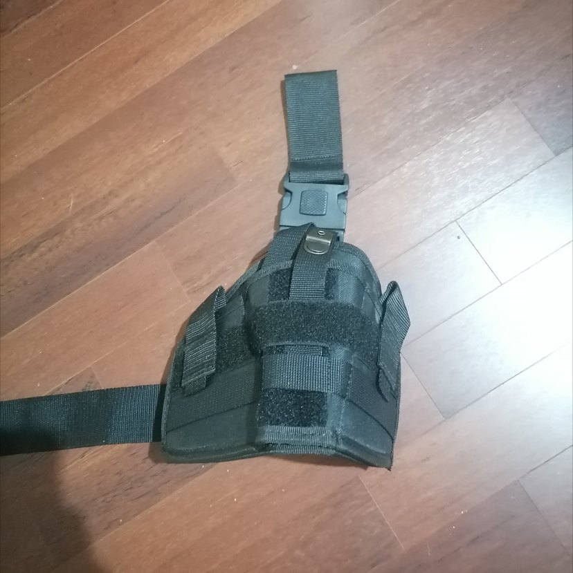 Siyah Tabanca Bacak Kılıfı - Görsel 2