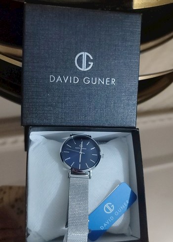 David Guner Gri Klasik Kadın Saati