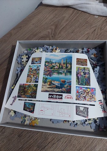 Anatolian Kelebek Temalı 500 Parça Puzzle - Görsel 2