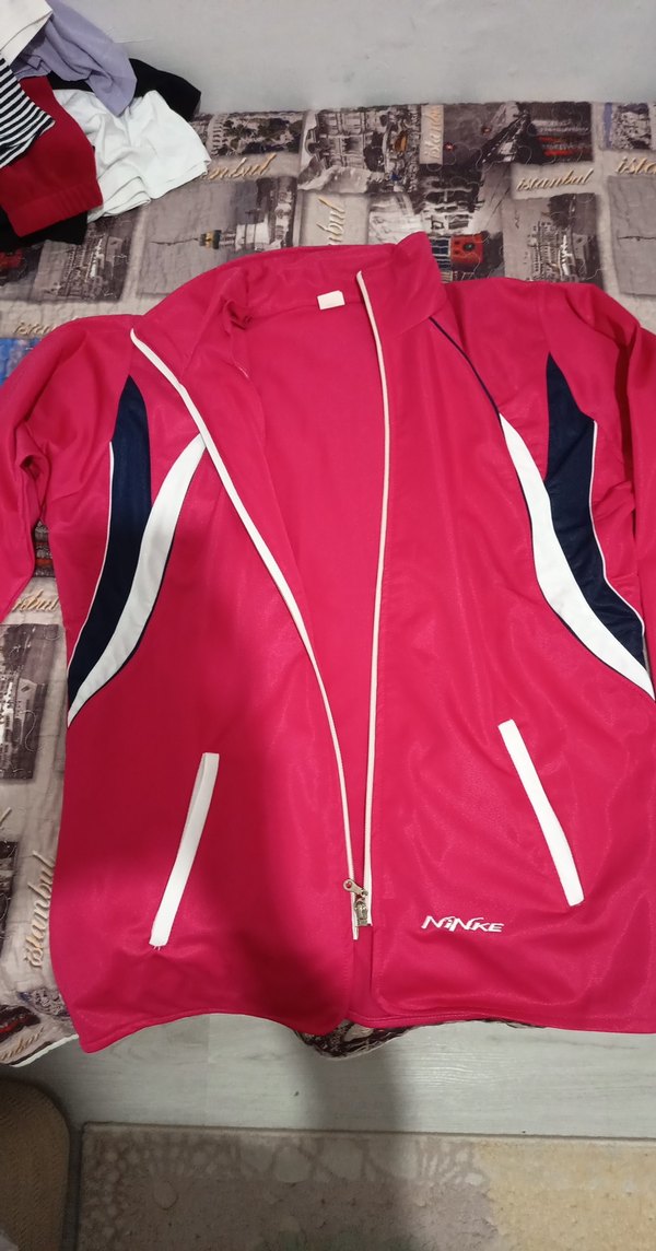 Pembe Kadın Spor Ceket - Görsel 2