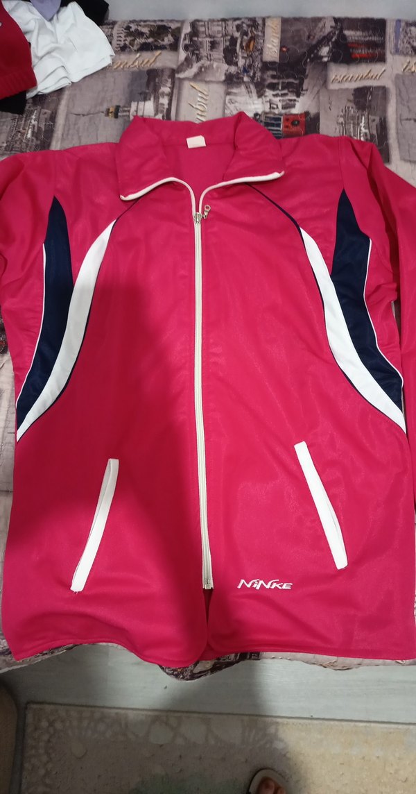 Pembe Kadın Spor Ceket - Görsel 3