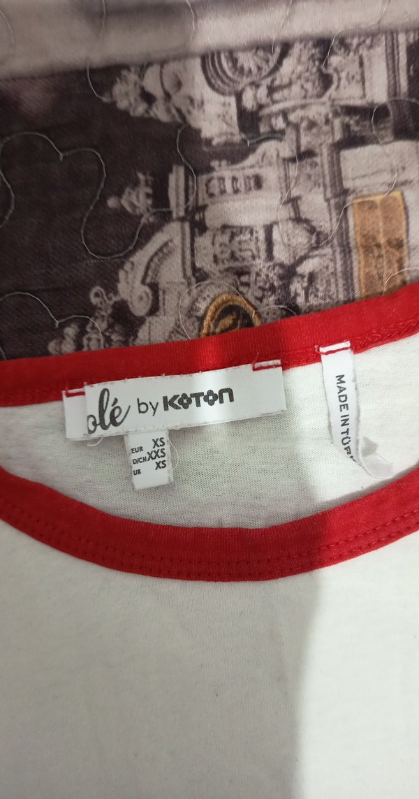 Baskılı Beyaz Kadın Tişört - Görsel 2