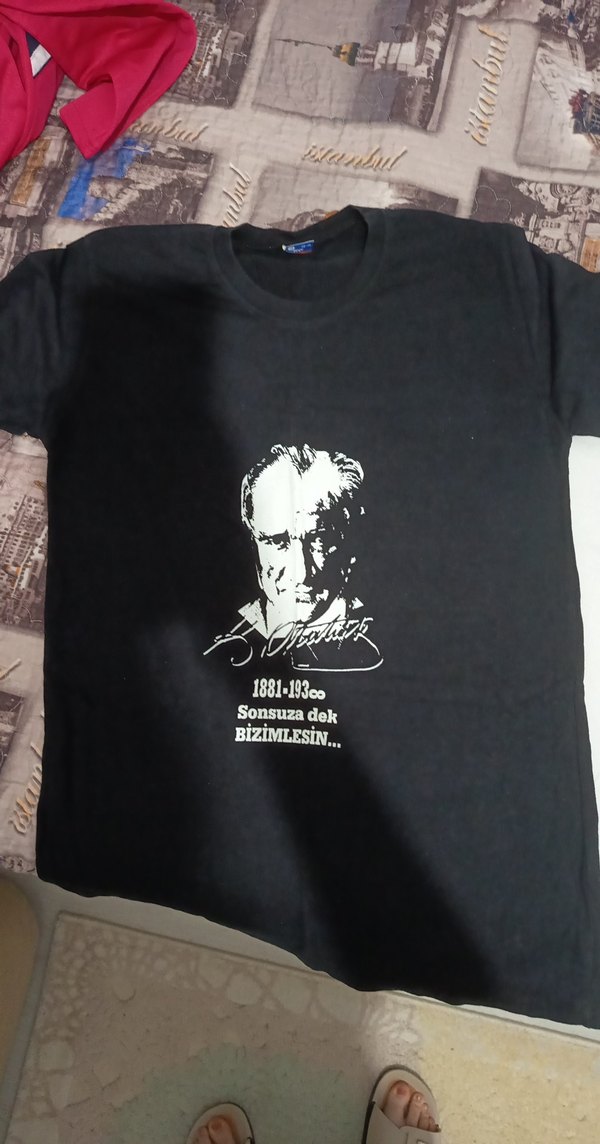 Unisex, Atatürk'lü Tişört - Görsel 2