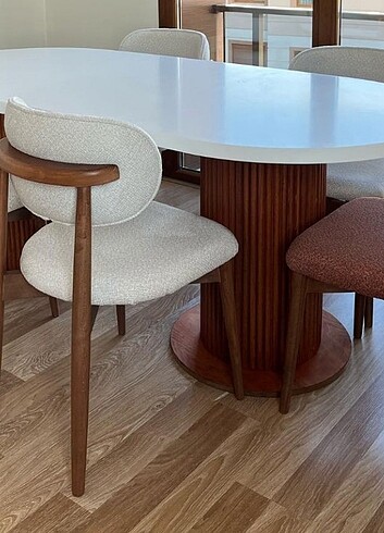 HOME YEMEK MASASI MODELLERİ 6 SANDALYELİ 