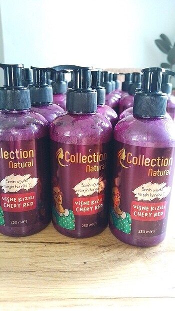 6 ADET Collection NATURAL Vişne Kızılı Saç Boyası