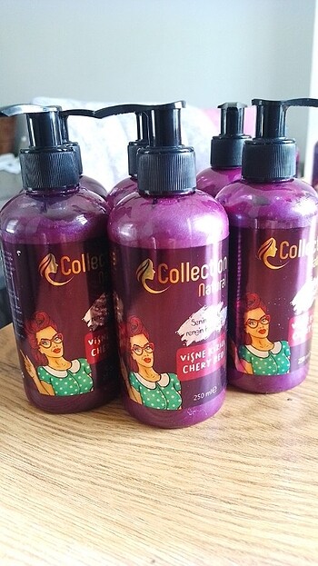 6 ADET Collection NATURAL Vişne Kızılı Saç Boyası 