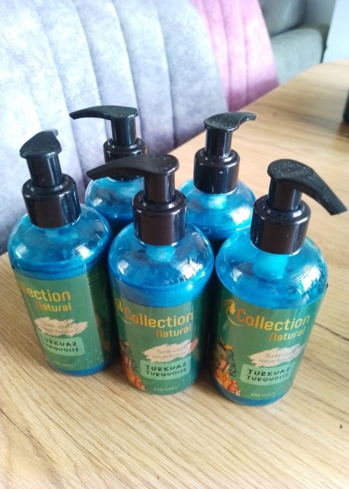 4 ADET Collection NATURAL TURKUAZ 3 HAFTA ETKİLİ - Görsel 2