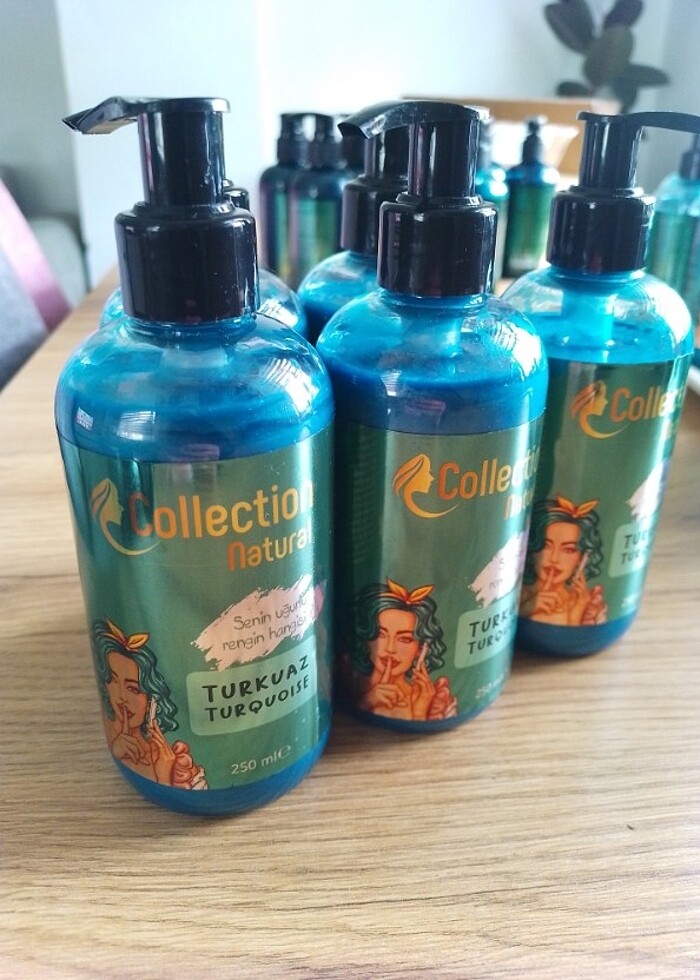 4 ADET Collection NATURAL TURKUAZ 3 HAFTA ETKİLİ - Görsel 4