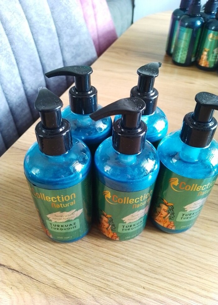 4 ADET Collection NATURAL TURKUAZ 3 HAFTA ETKİLİ - Görsel 4