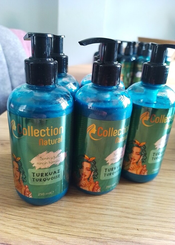 4 ADET Collection NATURAL TURKUAZ 3 HAFTA ETKİLİ - Görsel 2