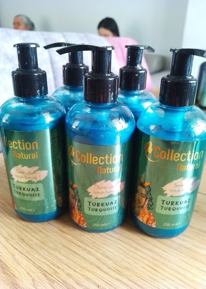 4 ADET Collection NATURAL TURKUAZ 3 HAFTA ETKİLİ - Görsel 2