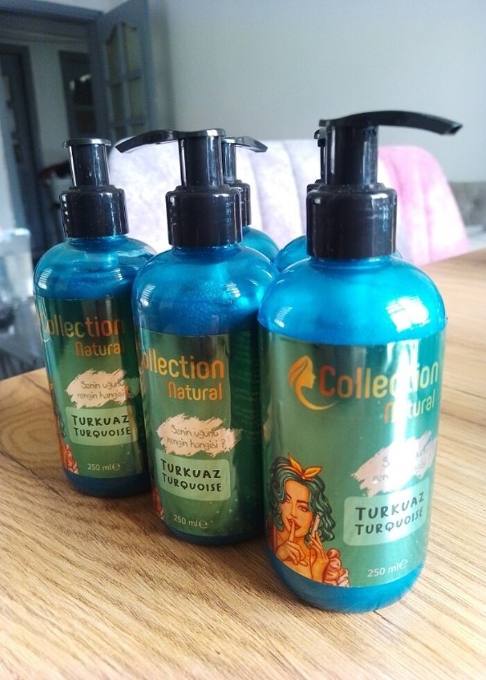 4 ADET Collection NATURAL TURKUAZ 3 HAFTA ETKİLİ - Görsel 3