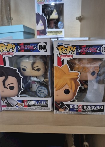 Bleach Anime funko pop Sosuke Aizen ve Ichigo Kurosaki