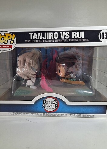 Demon Slayer Tanjiro vs Rui Funko Pop