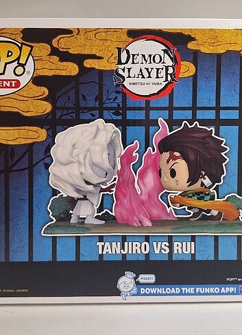 Beden Demon Slayer Tanjiro vs Rui Funko Pop