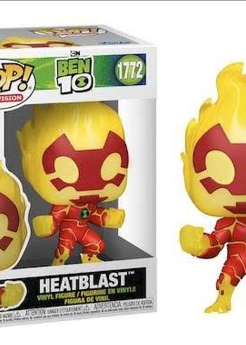 Heatblast Funko Pop Renkli Aksiyon Figürü