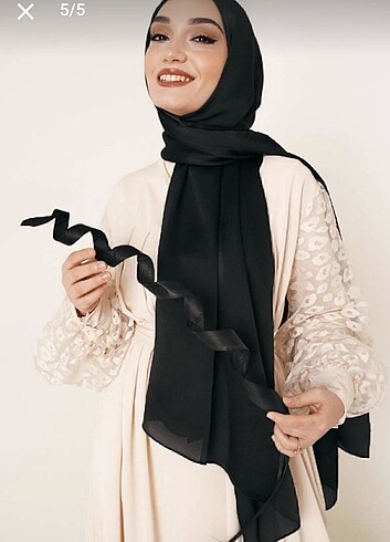 Janjan siyah abiye şal