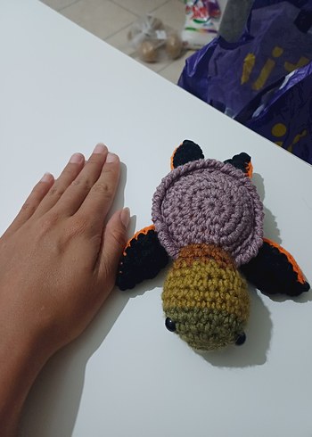 El Yapımı Örgü Kaplumbağa Peluş Oyuncak - Görsel 6