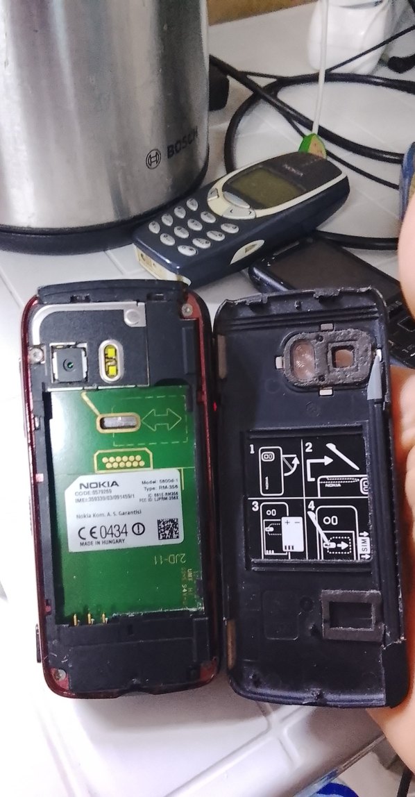 Siyah Nokia Sprint Nextel Telefon - Görsel 3