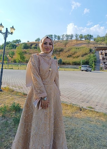 bej renk prenses model 40/44 beden aralığı Satılık - Görsel 2