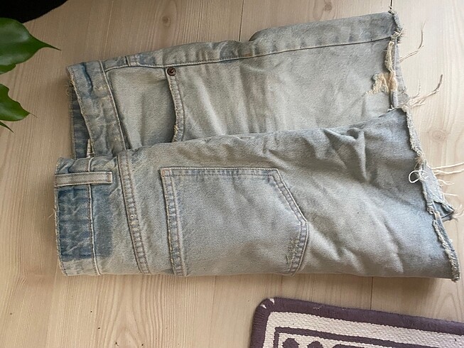 m Beden Zara denim şort