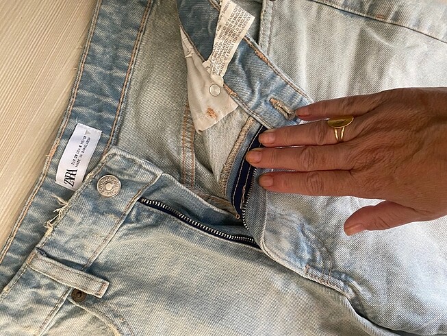 m Beden mavi Renk Zara denim şort