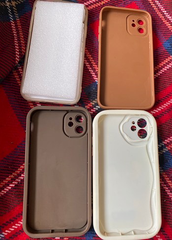 Düğmeli Bohem Tarzı Kahverengi Telefon Kılıfı - Görsel 2