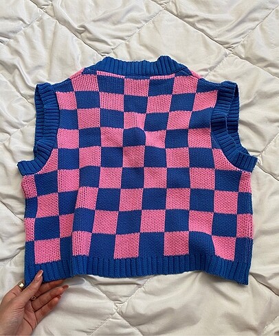 Zara damalı süveter