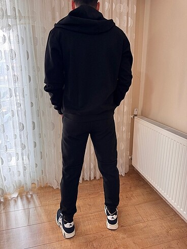 ERKEK  SİYAH LACOSTE EŞOFMAN TAKIMI - Görsel 5