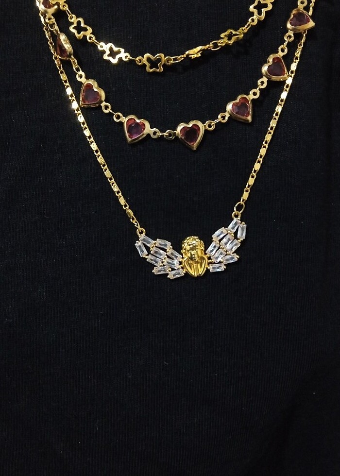 Çelik kolye melek kolye koi balık kolye  - Görsel 4