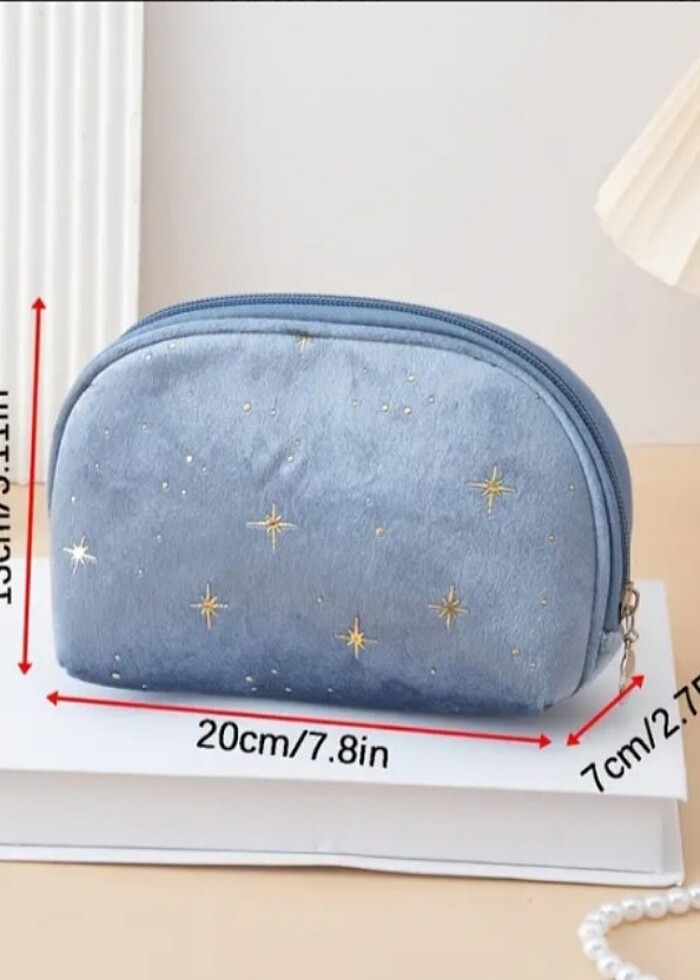 Mini makyaj çantası  - Görsel 4