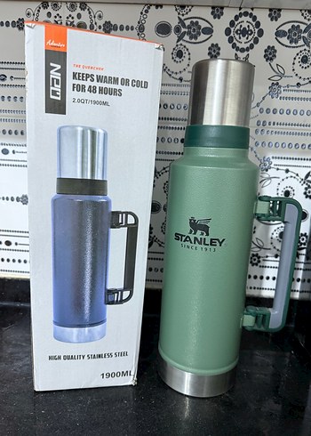 Stanley 1900ml Çelik Termos - Yeşil