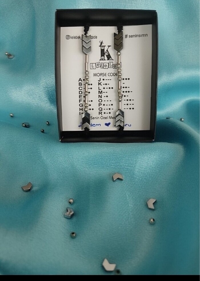 Mors Alfabeli Bileklik - Görsel 3