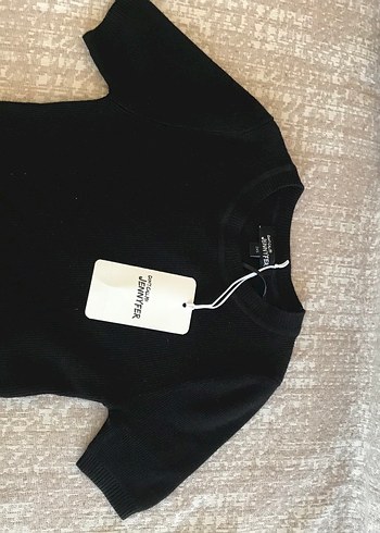 diğer Beden Siyah Kadın Kısa Kollu crop Basic Tişört