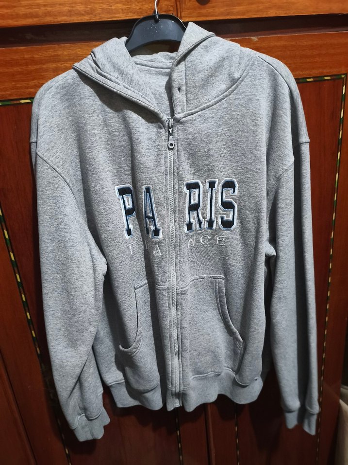 Mavi Kapüşonlu Erkek Mont - Görsel 3