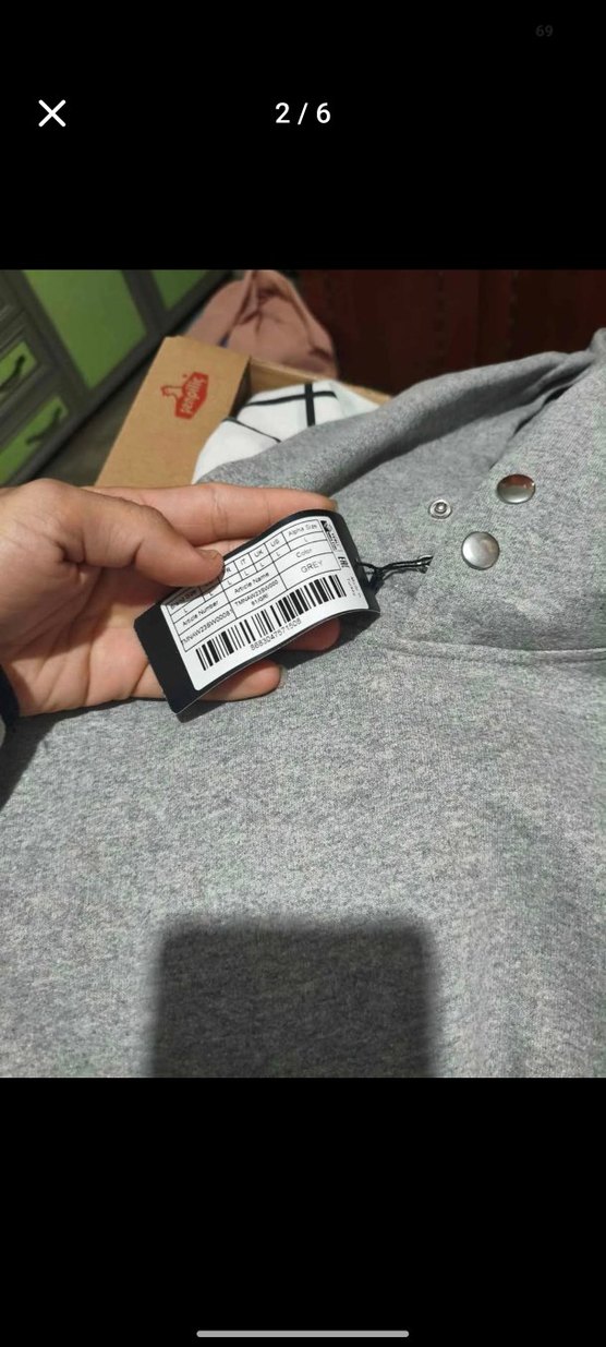 Erkek Siyah Fermuarlı Kısa Kesim Sweatshirt - Görsel 4