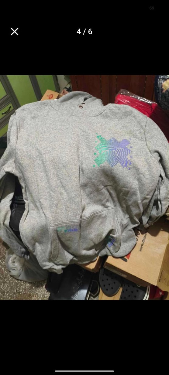 Erkek Siyah Fermuarlı Kısa Kesim Sweatshirt - Görsel 2