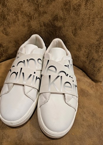 37 Beden beyaz Renk Calvin Klein Beyaz Kadın Spor Ayakkabı