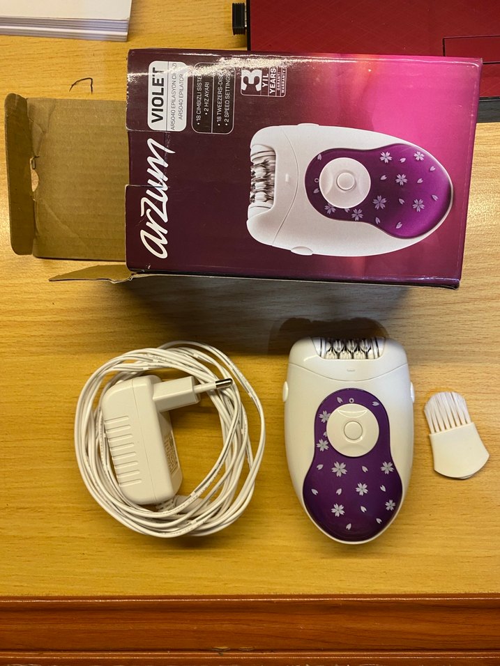 Arzum Violet Parlak Mor Epilatör - Görsel 2