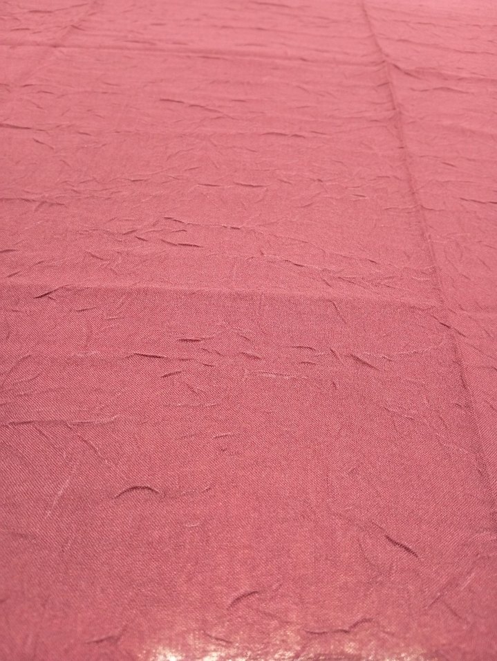 Bordo Parlak Keten Kadın eşarp - Görsel 3