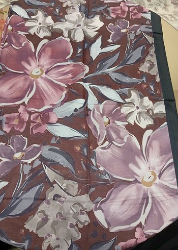 Kahverengi Bohem Tarzı Kadın eşarp - Görsel 3