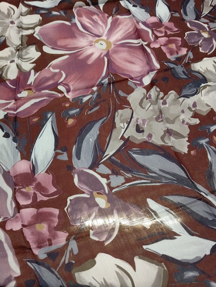 Kahverengi Bohem Tarzı Kadın eşarp - Görsel 2