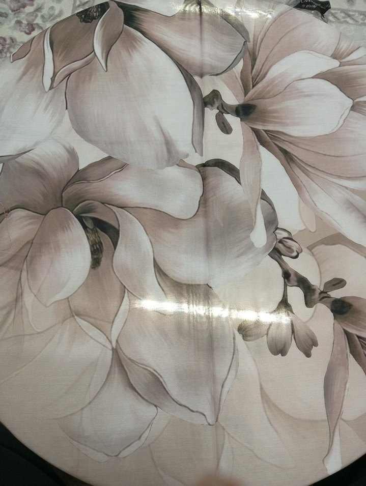 Bej Gri Desenli Kadın şal - Görsel 3