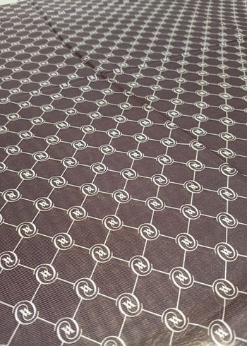 Gri Kahverengi Kadın eşarp - Görsel 2