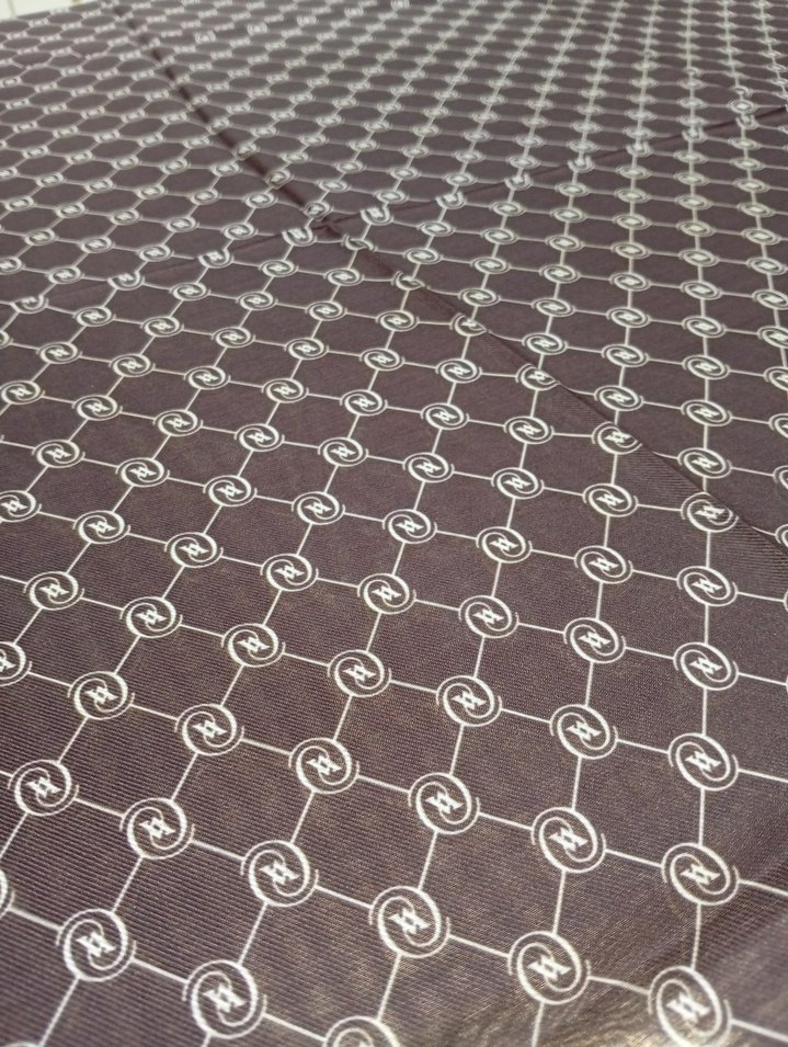 Gri Kahverengi Kadın eşarp - Görsel 2