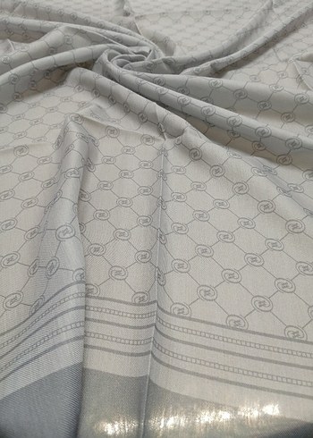 Gri Drapeli Kadın eşarp Vakko.es - Görsel 3